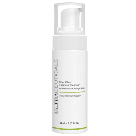 skincare tips for teens: The Ultra Clear Foaming Cleanser gently remove dirt, debris, and makeup while clearing your pores.